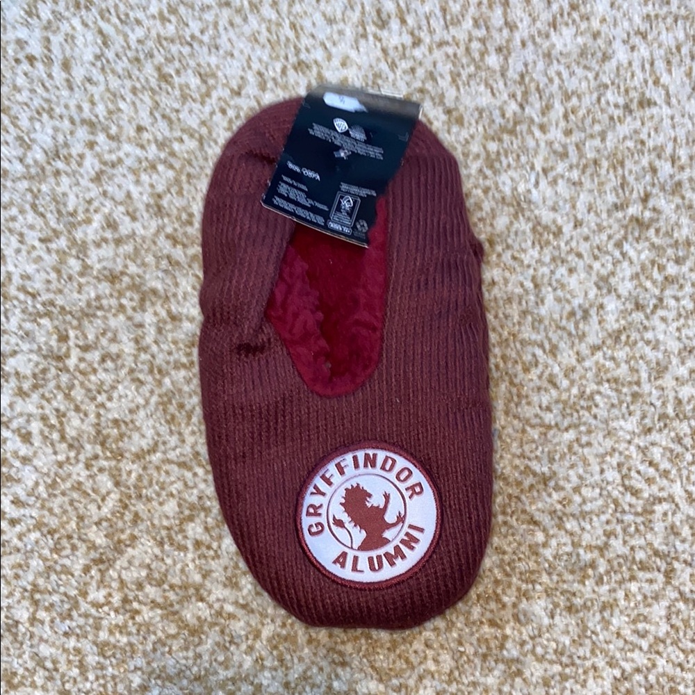 Harry Potter Unisex Slipper Socks - Red - OSFM